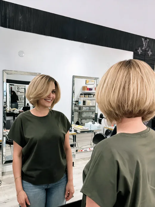 Pezh Hair Studio blonde result