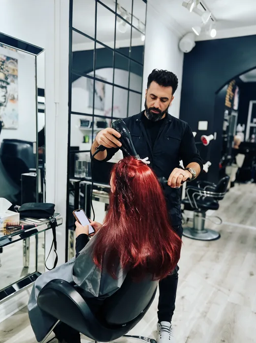 Pezh Hair Studio styling result